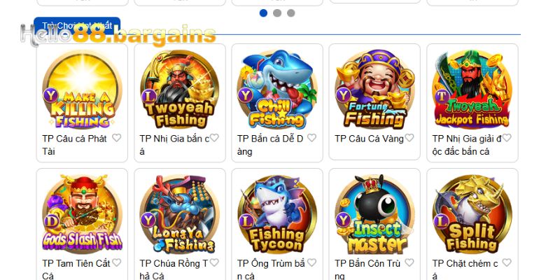Bắn Cá Hello88: Trải Nghiệm Game Bắn Cá Mới Nhất 2026 5 Hàng trăm tựa game săn cá đổi thưởng đang chờ thành viên chinh phục